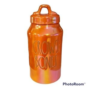 Rae Dunn “Crows Bones” Tall Canister